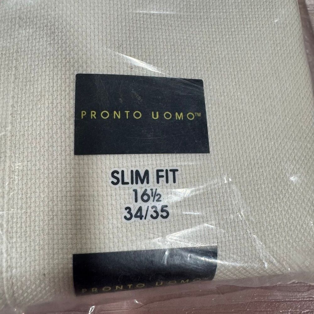 Pronto Uomo Slim Fit Queens Oxford Dress Shirt - Picture 5 of 9